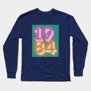 1984, retro, vaporwave Long Sleeve T-Shirt